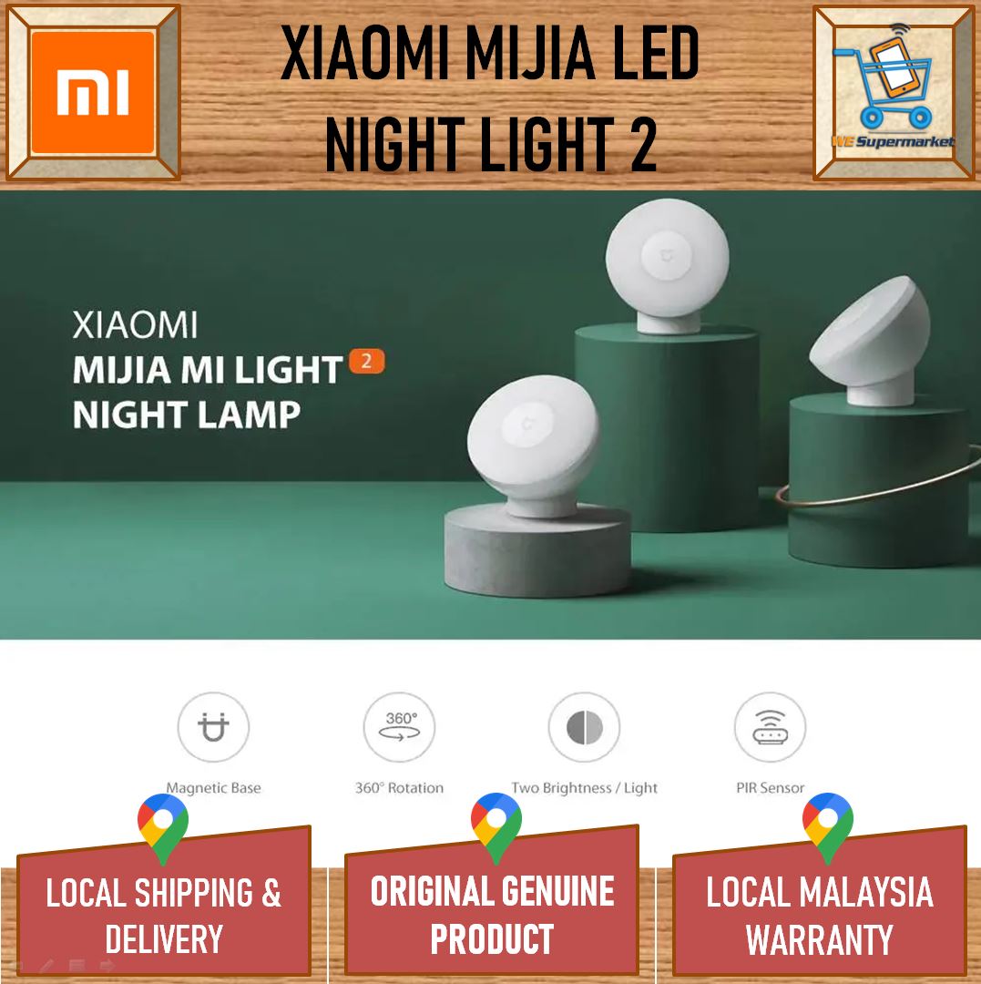 Xiaomi Mijia Motion Sensor Night Light 2 – 360° Rotating, Adjustable Brightness, Magnetic Base, Battery Powered - View #7