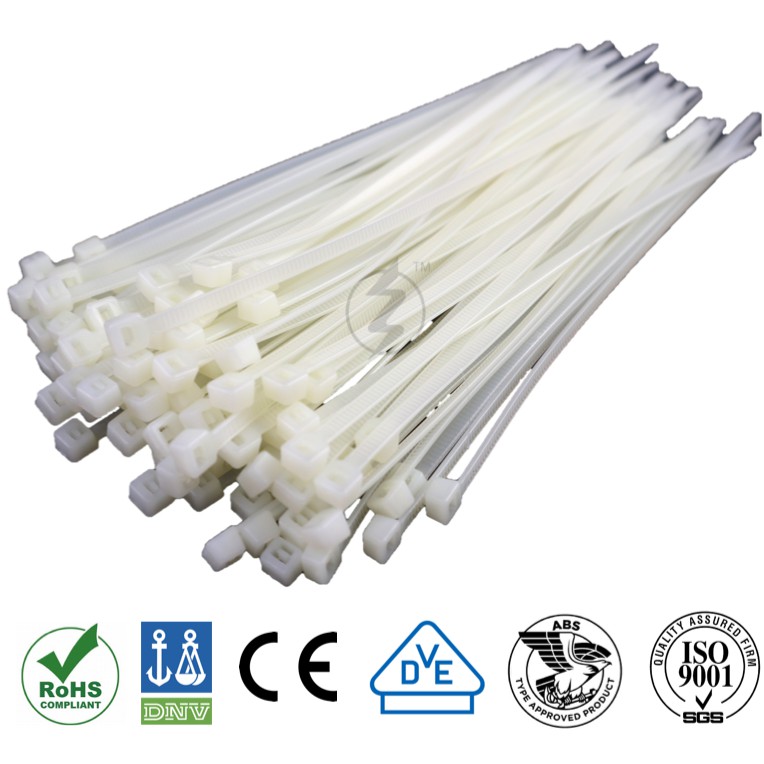 100pcs x 4inch/100MM 10inch/250MM Nylon Cable Tie / Cable Ties