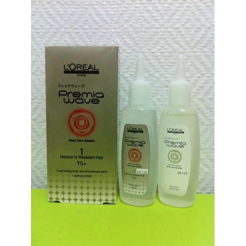 Loreal Premia Wave System 1 Natural To Resistant Hair Perm Lotion