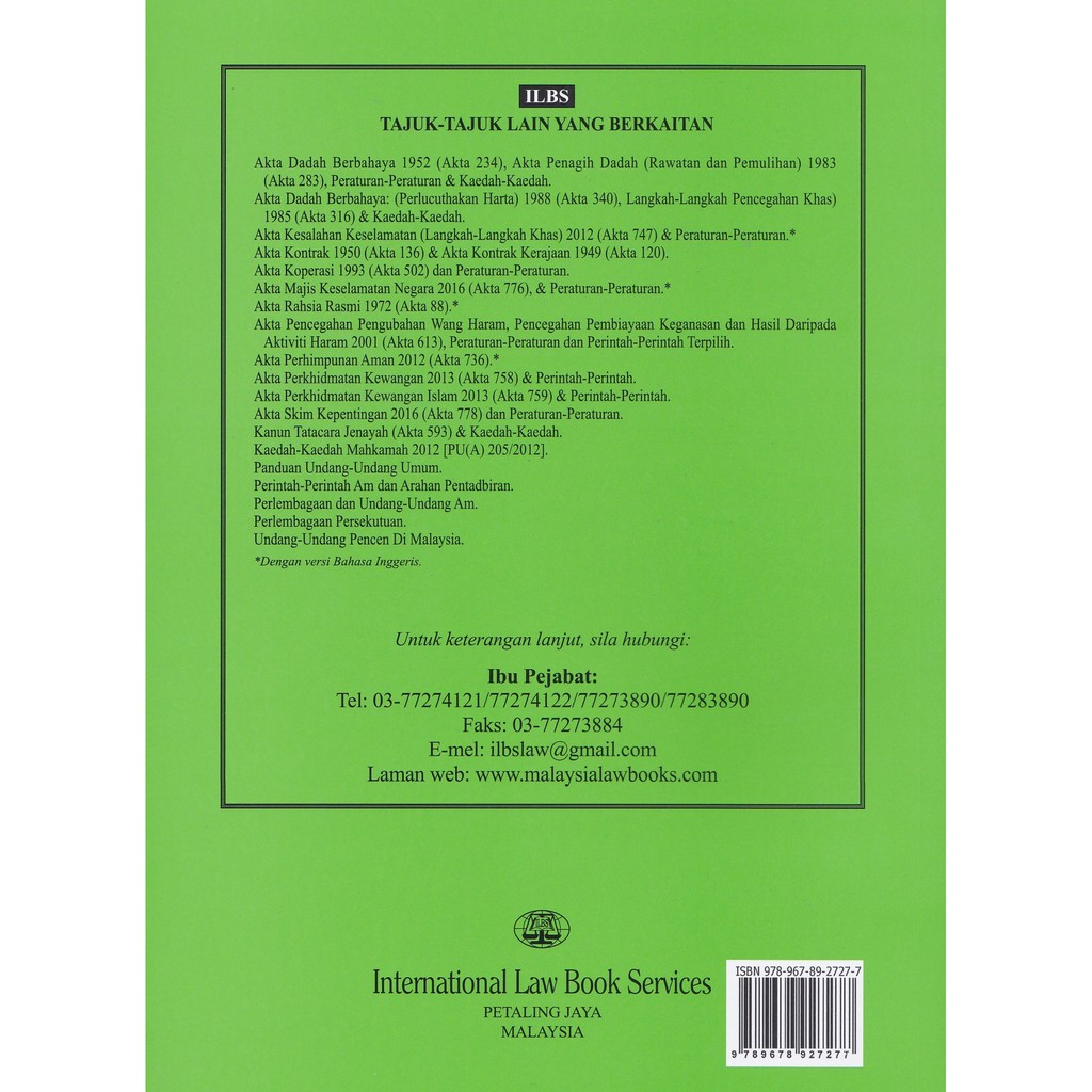 Statutory Bodies Discipline And Surcharge Act 2000 Act 605 Hingga 25hb April 2018 Shopee Malaysia