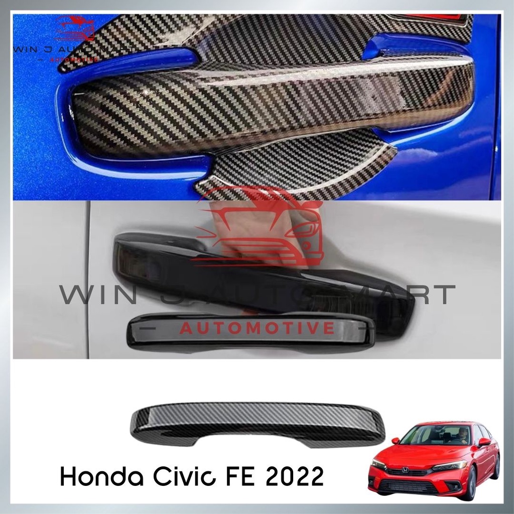 {READY STOCK}Honda Civic FE 2022 Carbon Trim/Glossy Black Door Handle ...