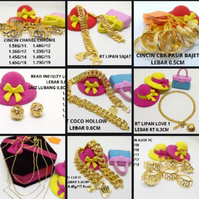 Barang Kemas 916 By Af Jewels Shopee Malaysia
