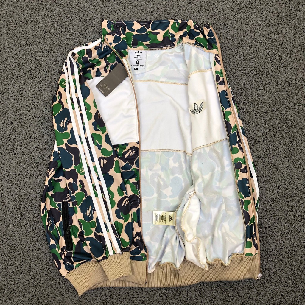 harga jaket adidas x bape