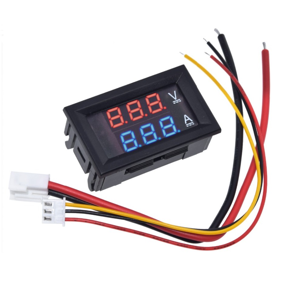 Dc 100v 0 100v 10a Digital Voltmeter Ammeter Dual Display Voltage Detector Current Meter Panel Amp Volt Gauge 0 28 Red Blue Led Shopee Malaysia