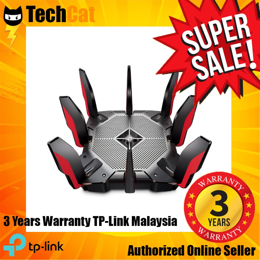 TP LINK Archer AX11000 Wifi 6 Tri Band Wireless Gigabit Gaming AX Wifi Router Shopee Malaysia