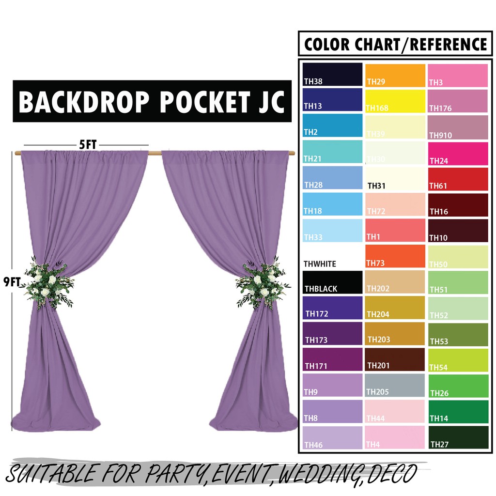แบ็คดริปเปอร์เก็ต JC กลับพื้นดินลูรัส JC EVENT Deco แต่งงาน x1pcs
