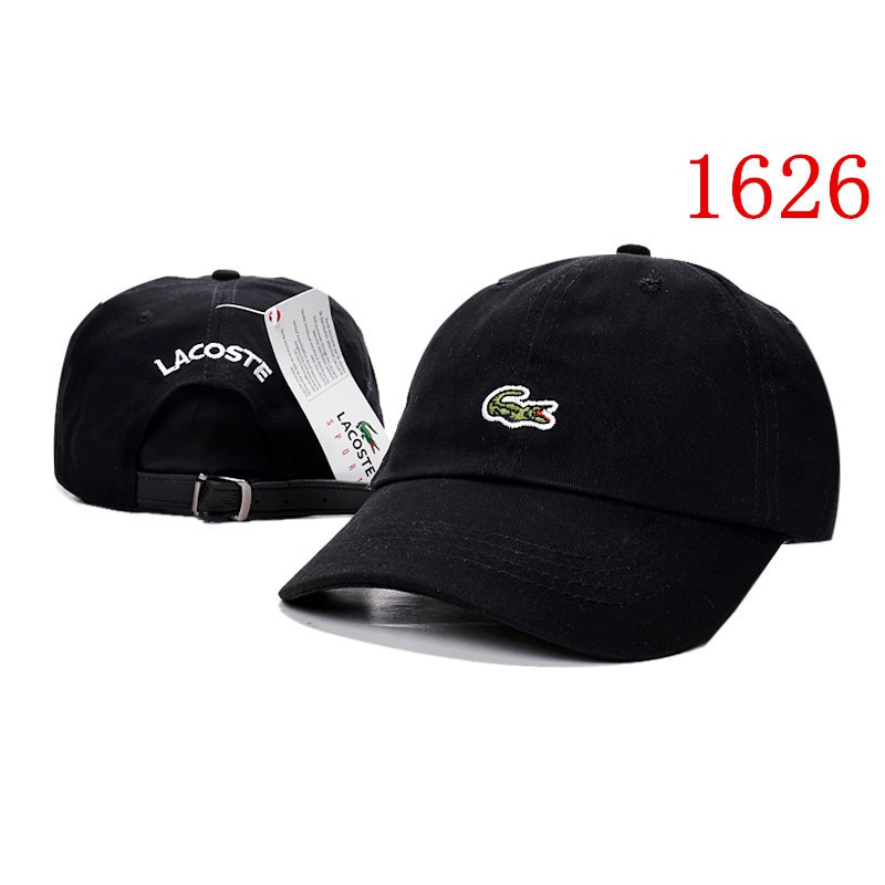 mens black lacoste cap