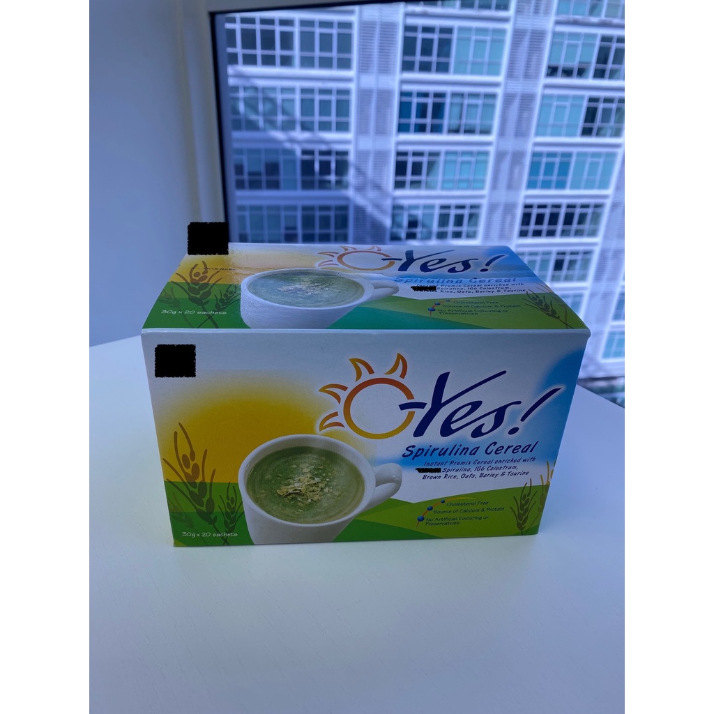 Buy 100 Original From Hq O Yes O Yes Spirulina Cereal 20 Sachets Seetracker Malaysia