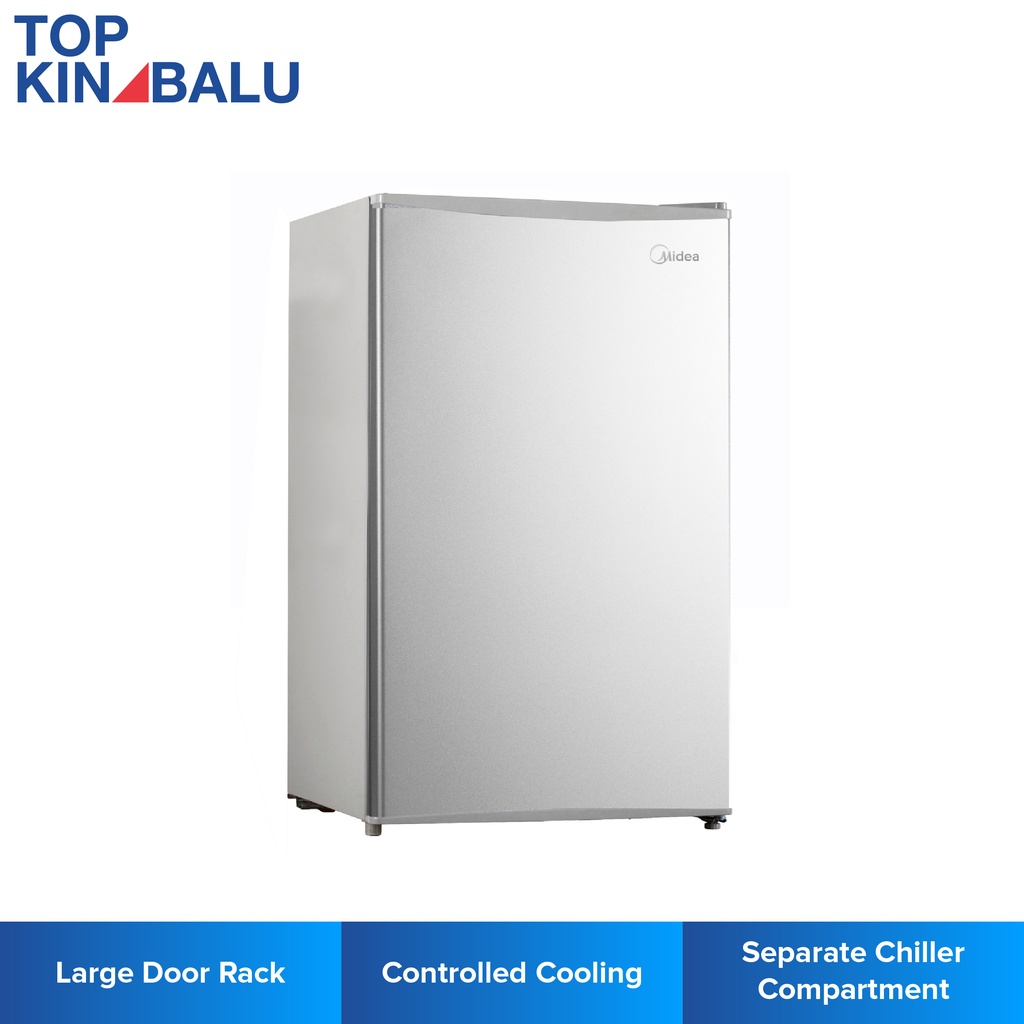 [SABAH ONLY] MIDEA 95L MDRD142FGD SINGLE DOOR FRIDGE Shopee Malaysia