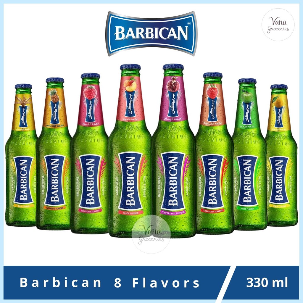 Barbican Malt Drink Glass Bottle 330ml (8 Flavours) Minuman Barbican
