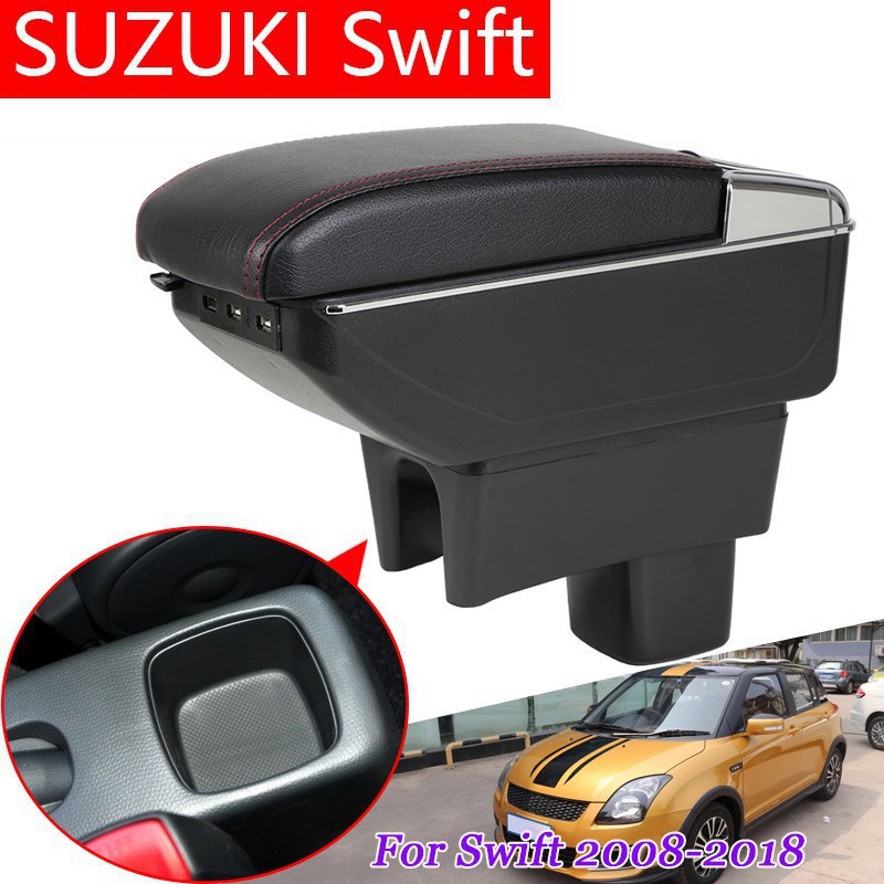 Suzuki Swift 20082018 Adjustable armrest Case Car Arm Rest Box Center