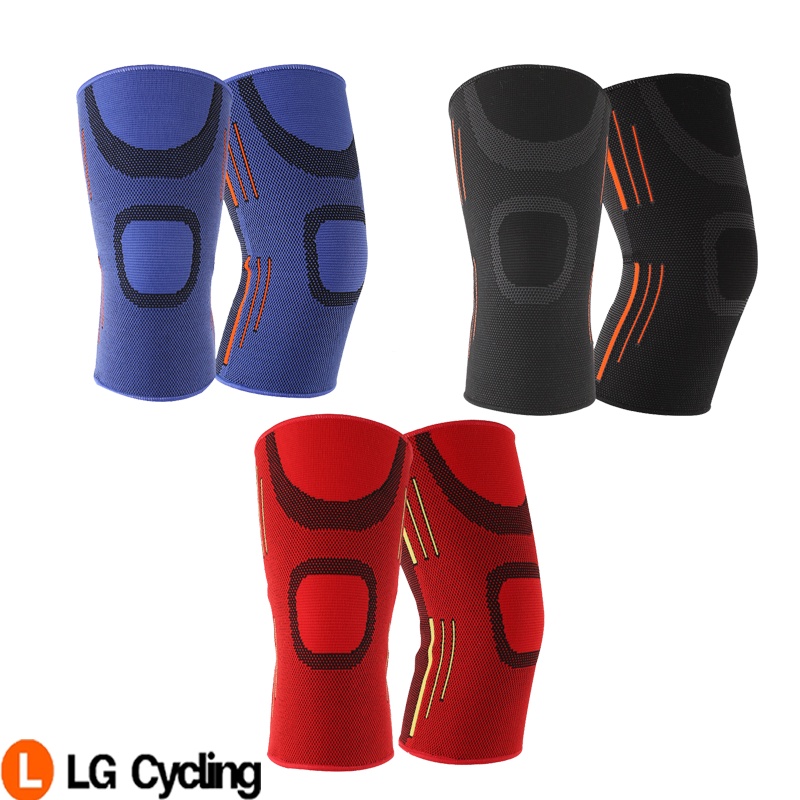 Sports Knee Pads Running Badminton Riding Outdoor Protective Gear Warm Silicone Non-Slip/Knit Knee Pads