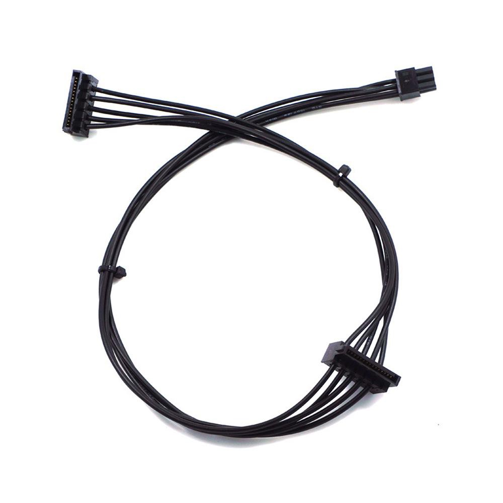 Mini 6 Pin To 2 SATA 15PIn Power Supply Cable for Dell 3650/3660/3670 ...