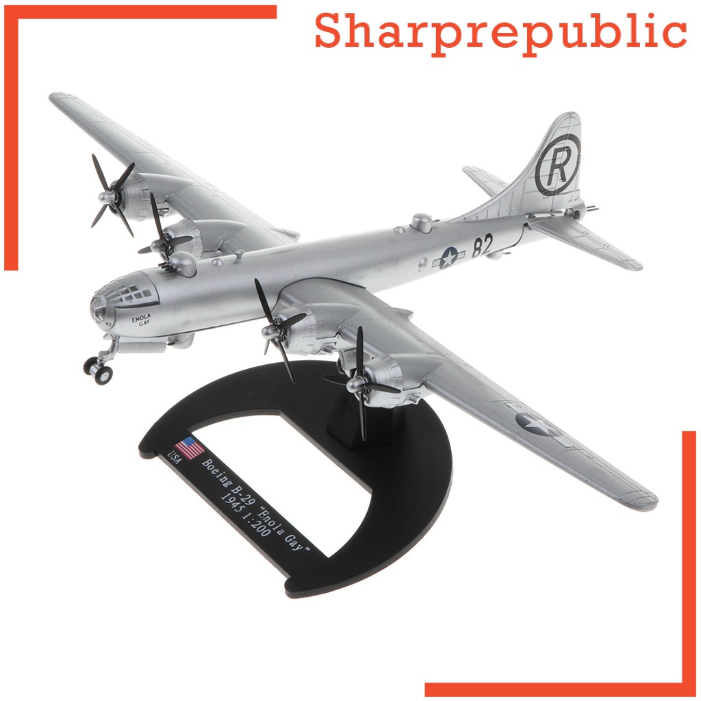 Sharprepublic 1 0 Alloy Diecast Superfortress Heavy Bomber Model Us Boe Ing B 29 Enola Gay Fighter Aircraft Wwii Airforce Airplane Plane Model Toy Soldier Shopee Malaysia