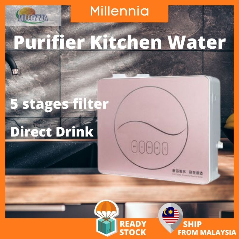 🔥Ready stock🔥 Advance 5 Stage Reverse Home/Office Direct Drinking Water System Water Purifier / Penapis Air Minuman  .