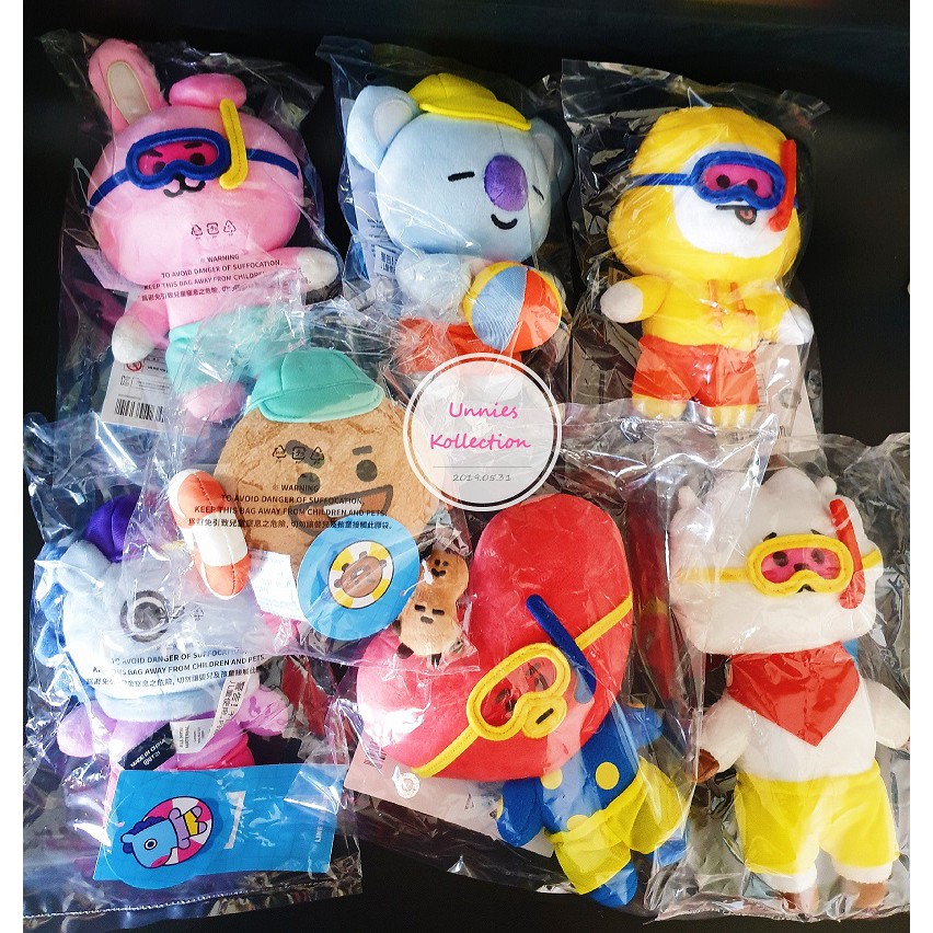 bt21 summer plush