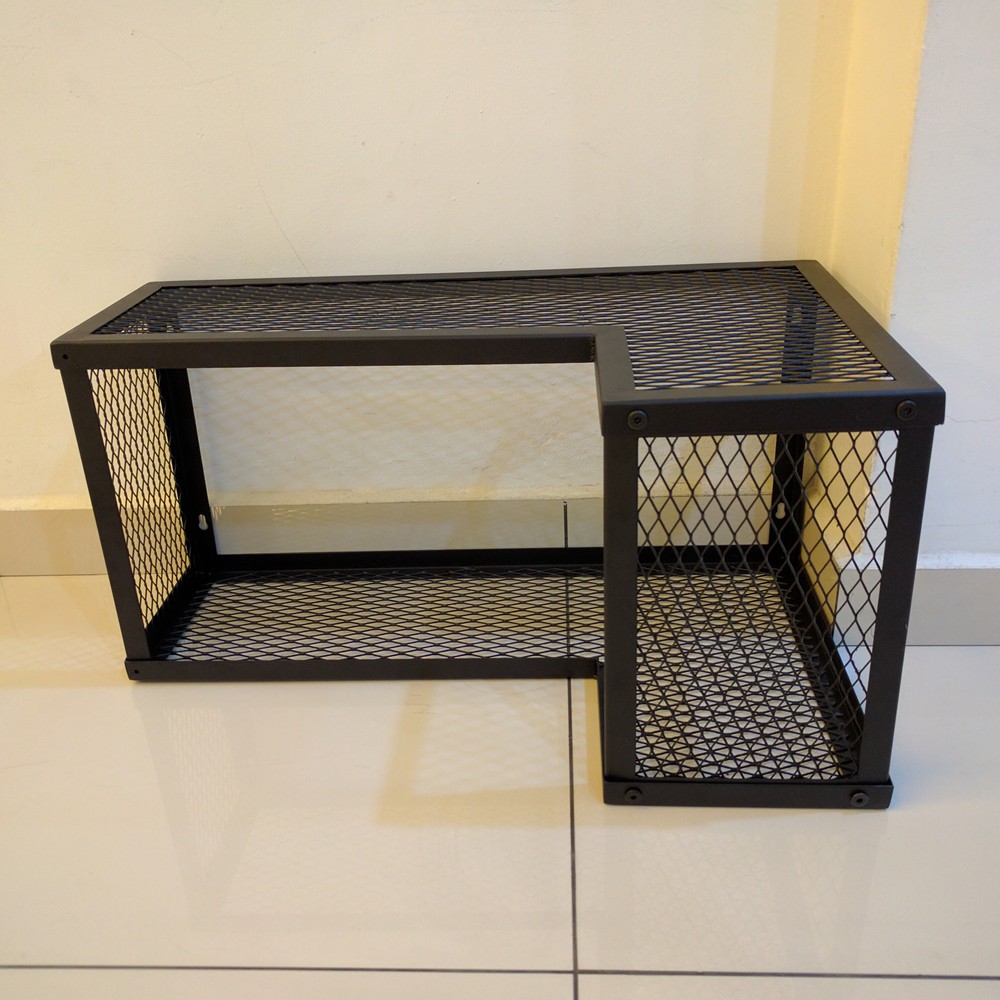 Home Décor Accents LANDUM Metal Hanging Cubicle Corner Shelf Floating