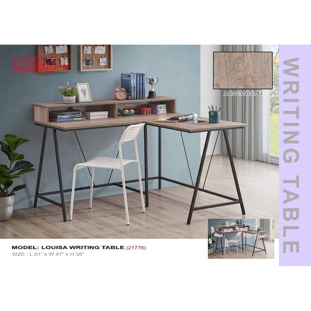 LOUISA WRITTING TABLE / STUDY TABLE / OFFICE TABLE Shopee Malaysia