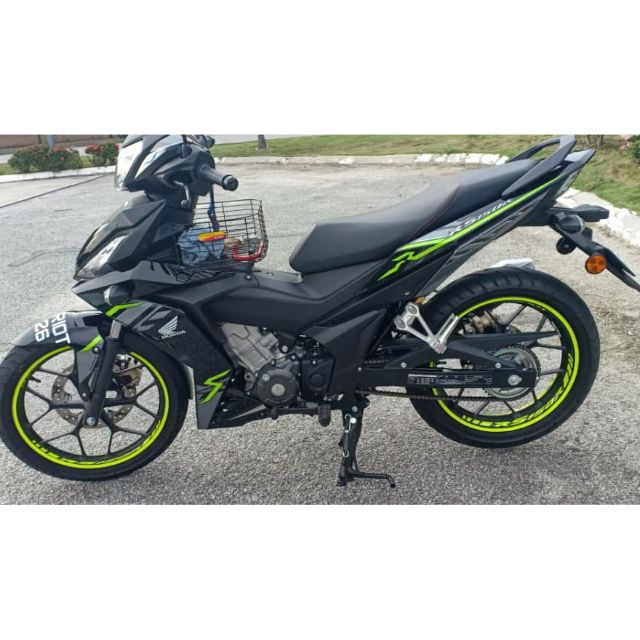 Sticker Rim Fluorescent Green RS 150 DAN Y15ZR Shopee 