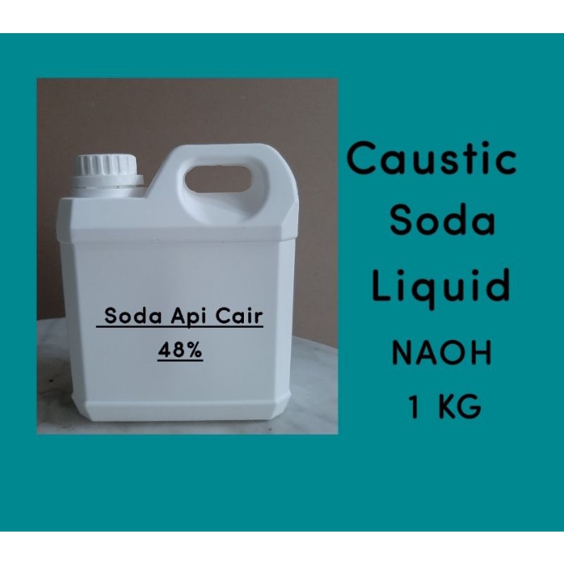 Caustic Liquid Soda / Liquid Flame Soda / NaOH Liquid 48 1KG Shopee
