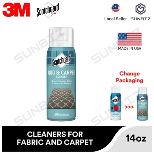 3M Scotchgard Rug & Carpet Cleaner (14oz/396g) Odourless Easy Clean