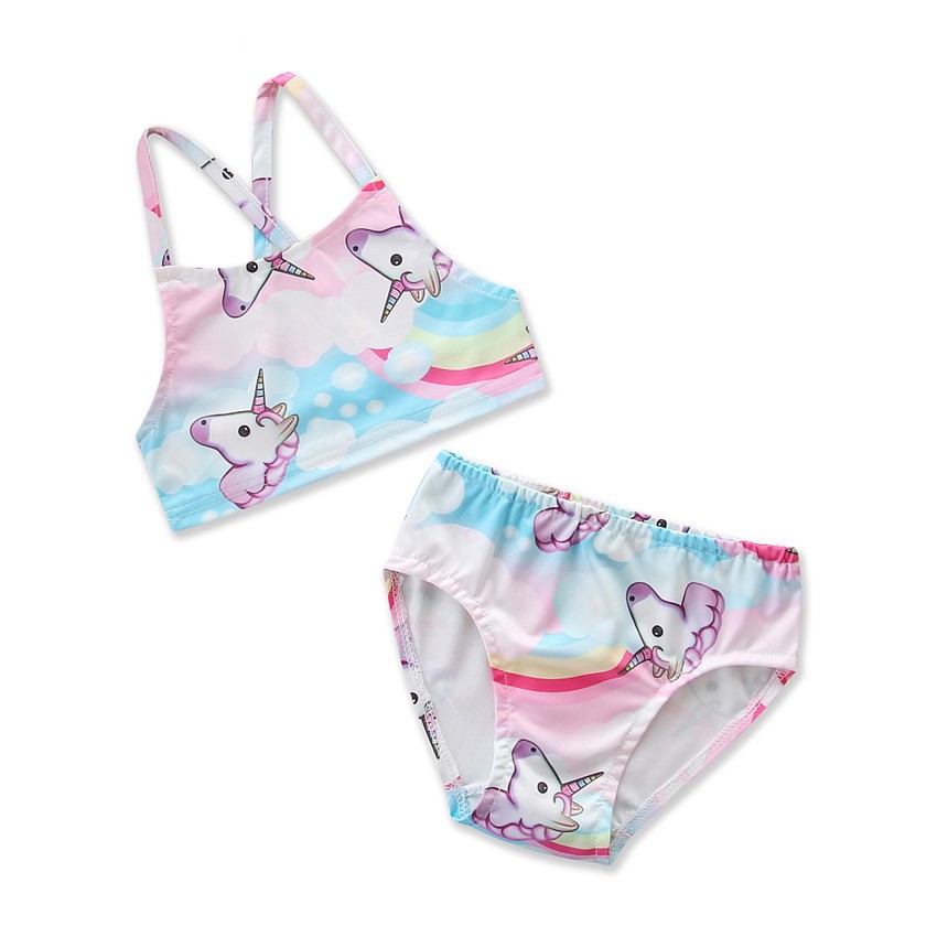 girls unicorn bikini