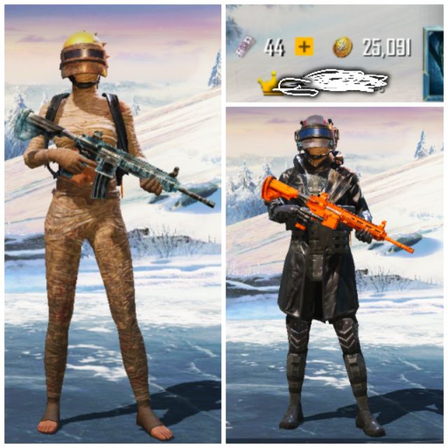 Pubg Mobile Account M4 Ice Glacier 21 Set Outfit Mummy Pubg Mobile Account M4 Ice Glacier 21 Set Outfit Mummy