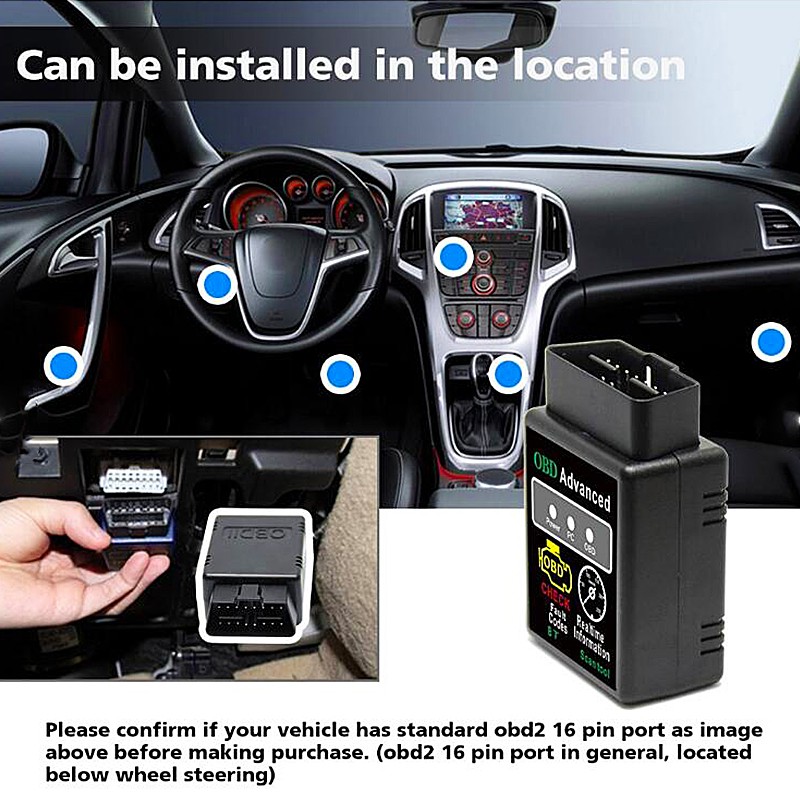 Buy Hot Spot Autool Obd2 Automotive Engine Fault Code Reader Bluetooth Elm327 Seetracker Malaysia