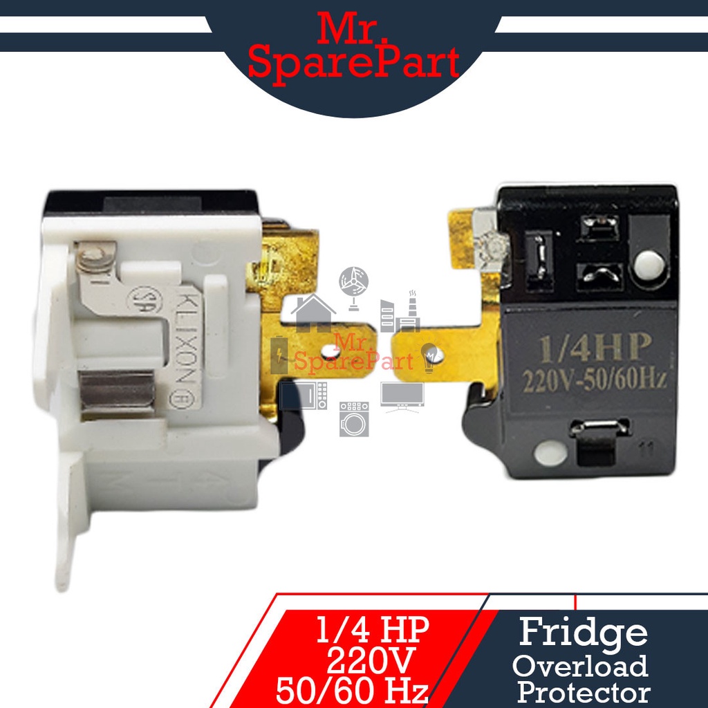 Refrigerator Freezer Fridge Overload Protector 1/4 HP 180W | Shopee ...