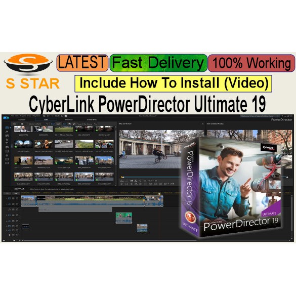 CyberLink PowerDirector Ultimate 19 Full Version | Shopee Malaysia