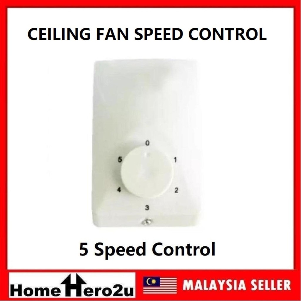 Eurowind Electronic Ceiling Fan Speed Control Regulator Homehero2u Shopee Malaysia