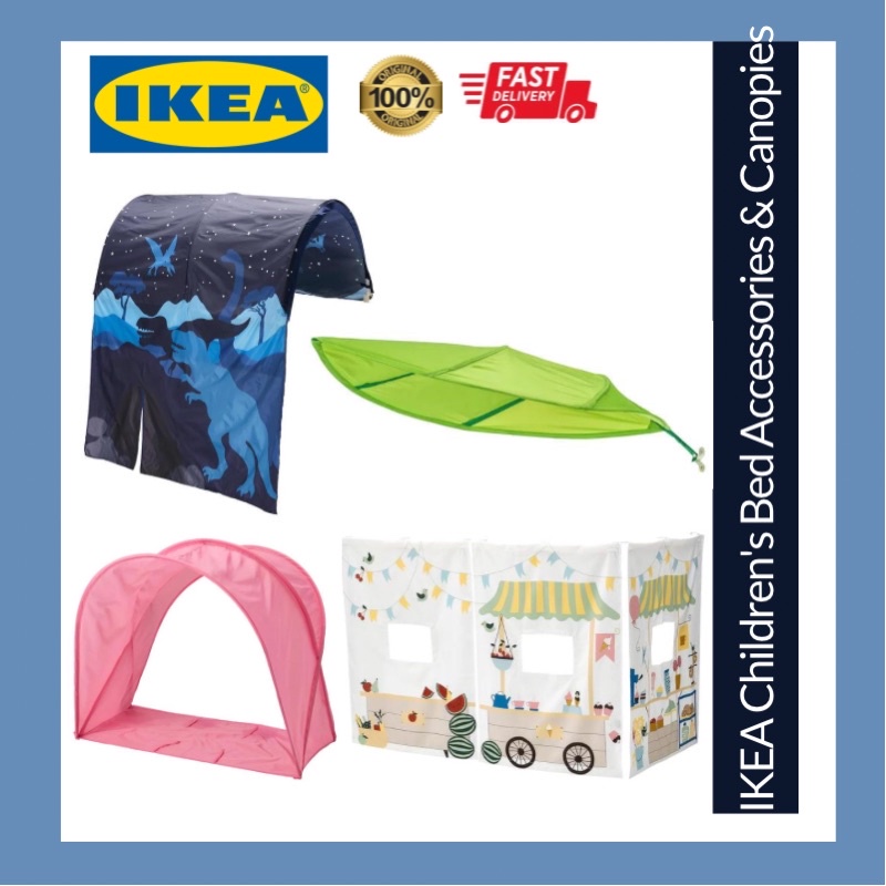 IKEA Kura Ocean Bed Tent Children Kids Curtain Canopy Canopies Dinosaur