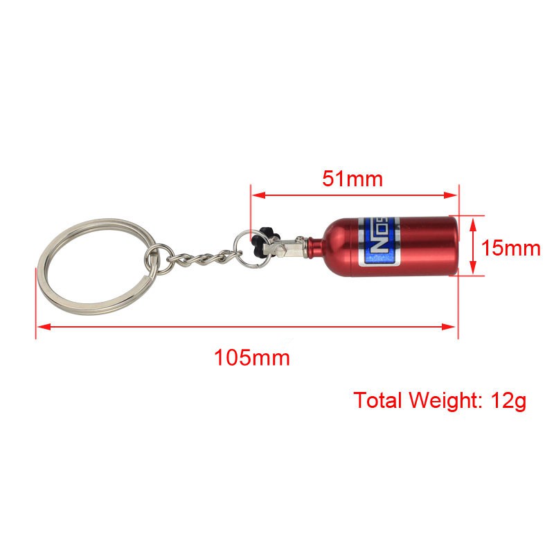 Multi Durable Auto Keychain Alloy Turbo NOS Bottle Key Chains Ring Keyring Car Keys Quality Have - Image 5