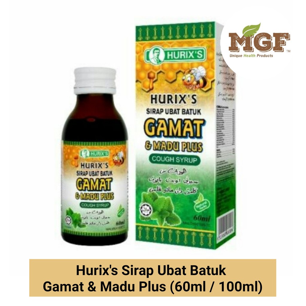 Hurix's Sirap Ubat Batuk Gamat & Madu Plus 60ml/100ml 