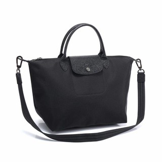 longchamp black sling bag