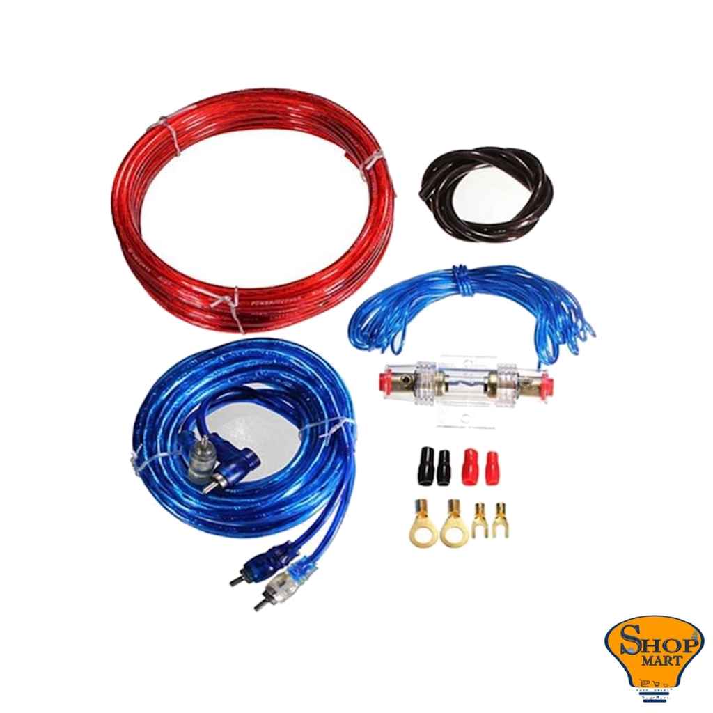 Car Amplifier Power Cable Set 8GA Wire Kit Audio System Car Accessories