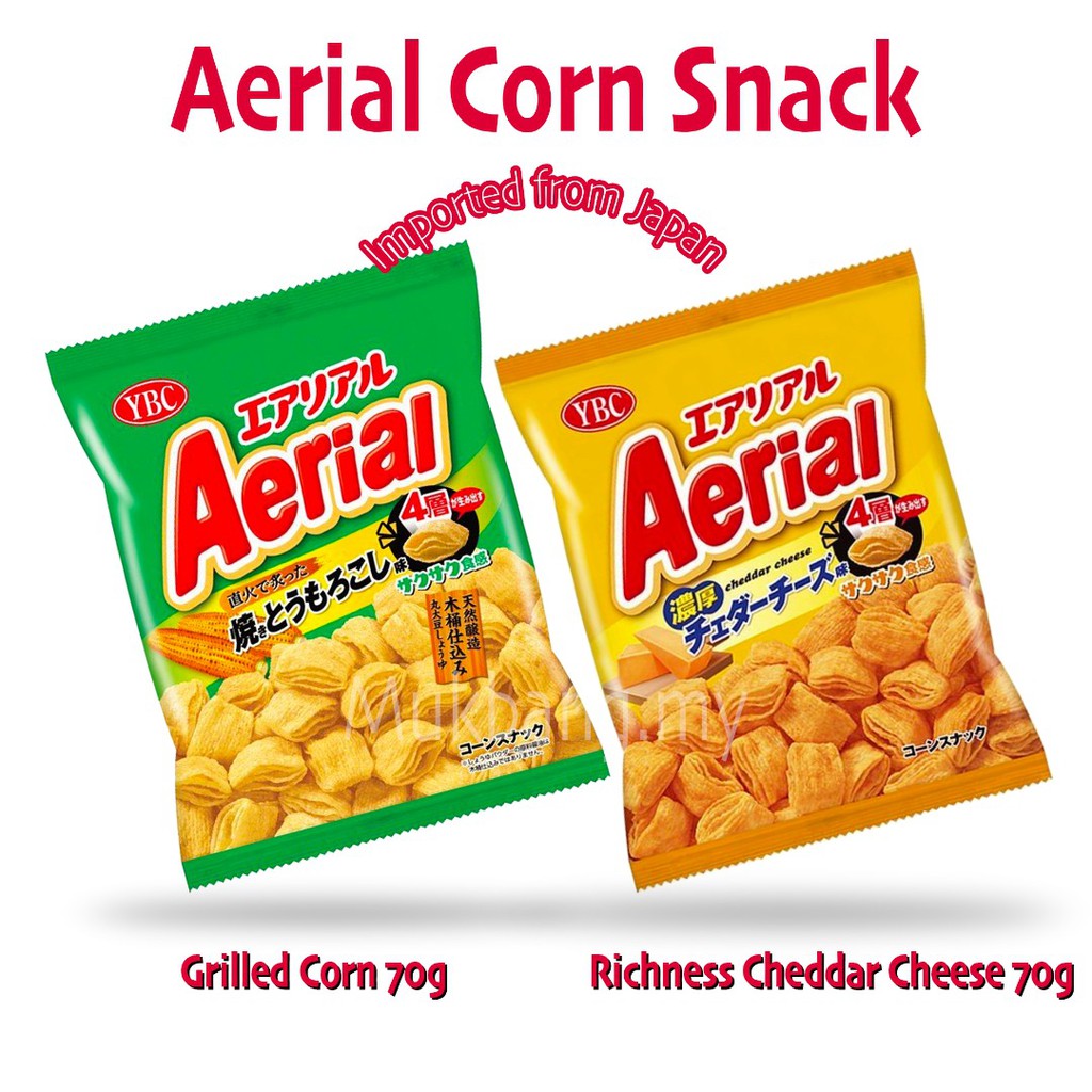 YBC Japan Turtle Chips Aerial Cheese Grilled Corn 日本乌龟饼 芝士 起司 原味 烤玉米口味