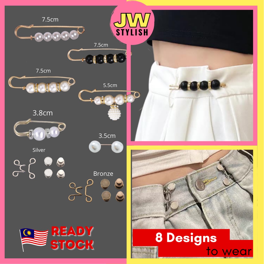 Waist Brooch Buckle Pin Female Fixed Dress Waist Change Small Skirt
