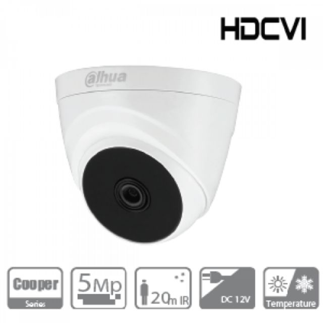 Dahua Cctv Dh Hac T1a51p 5mp Dome Camera Shopee Malaysia