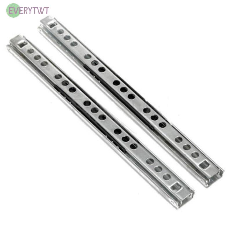 1 Pairs Steel Ball Bearing Drawer Runners / Slides 17MM