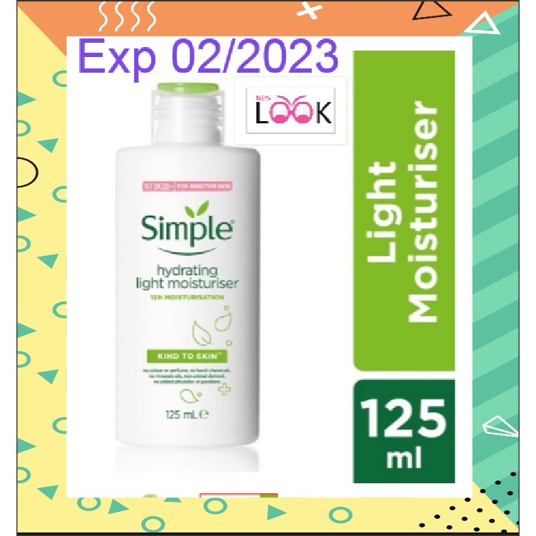 Simple Hydrating Light Moisturizer 125ml (Exp 06/2023) Shopee Malaysia