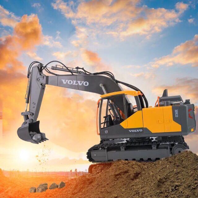 Double E 568003 Volvo Excavator 116 Volvo 2.4G Remote Control Excavator Construction RC