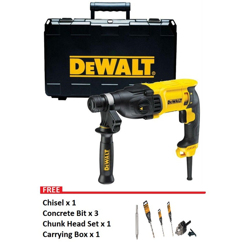 DEWALT D25133K 26MM DEWALT ROTARY HAMMER 800W Shopee Malaysia