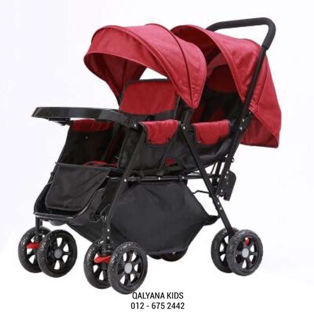 puku twin stroller