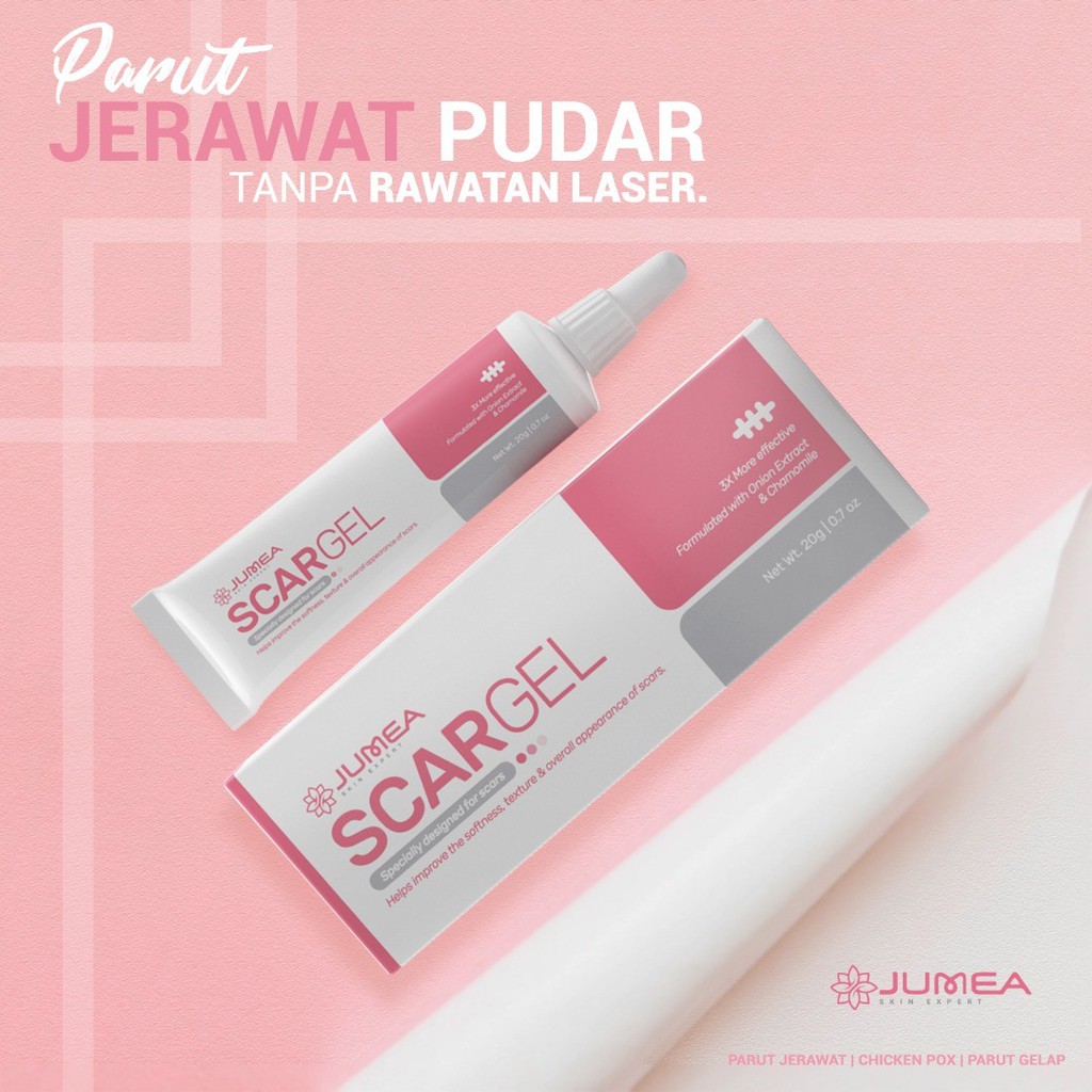 Jumea Scar Gel Parut Jerawat Pudar Tanpa Rawatan Laser Shopee Malaysia