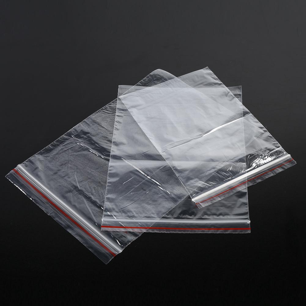 100Pcs Reusable Plastic Seal Packaging Bags For food Storage Shopee