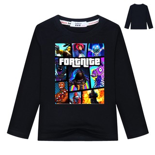 Spring Kid Boys Baby Roblox T Shirt Long Sleeve Children Cartoon Tee Costume Shopee Malaysia - roblox fortnite minecraft autumn my world cartoon long sleeve t shirt boys girls kids coat kids tops