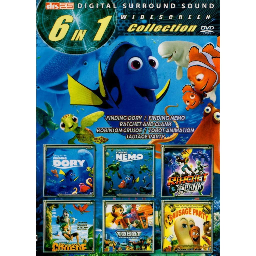 DVD Movie English Cartoon Finding Dory / Finding Nemo 6 In 1 Collection J  1579 | Shopee Malaysia