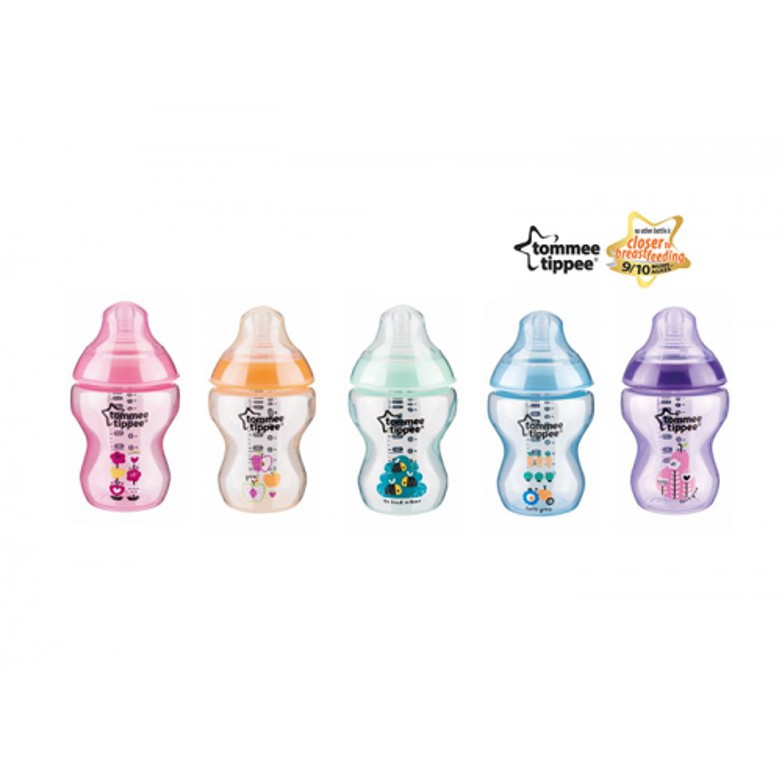 100% original Tommee Tippee CTN Tinted Bottle 9oz/260ml (1x Loose Pack)