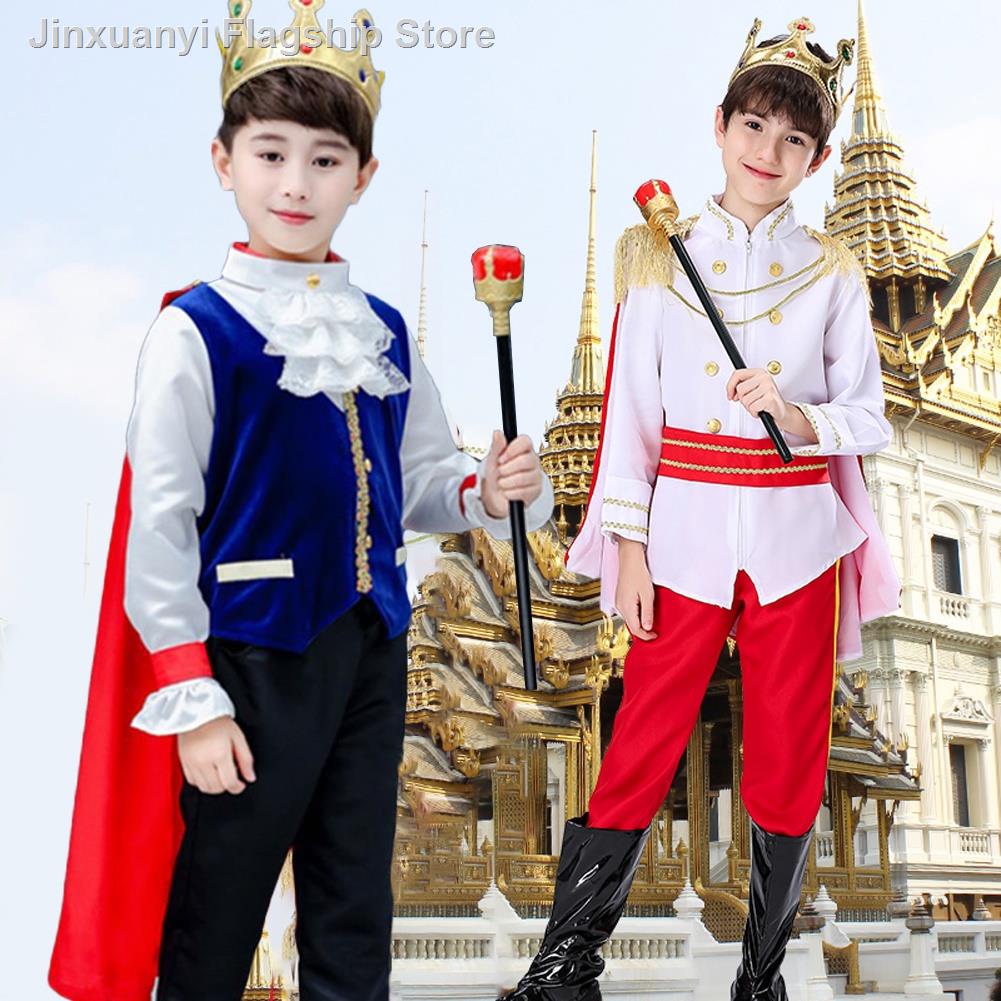 ღ🎁ღ Prince Charming Costume Medieval Royal Prince King Outfit Costumes for  Toddler Kids Boys Halloween Dress Up Pretend | Shopee Malaysia